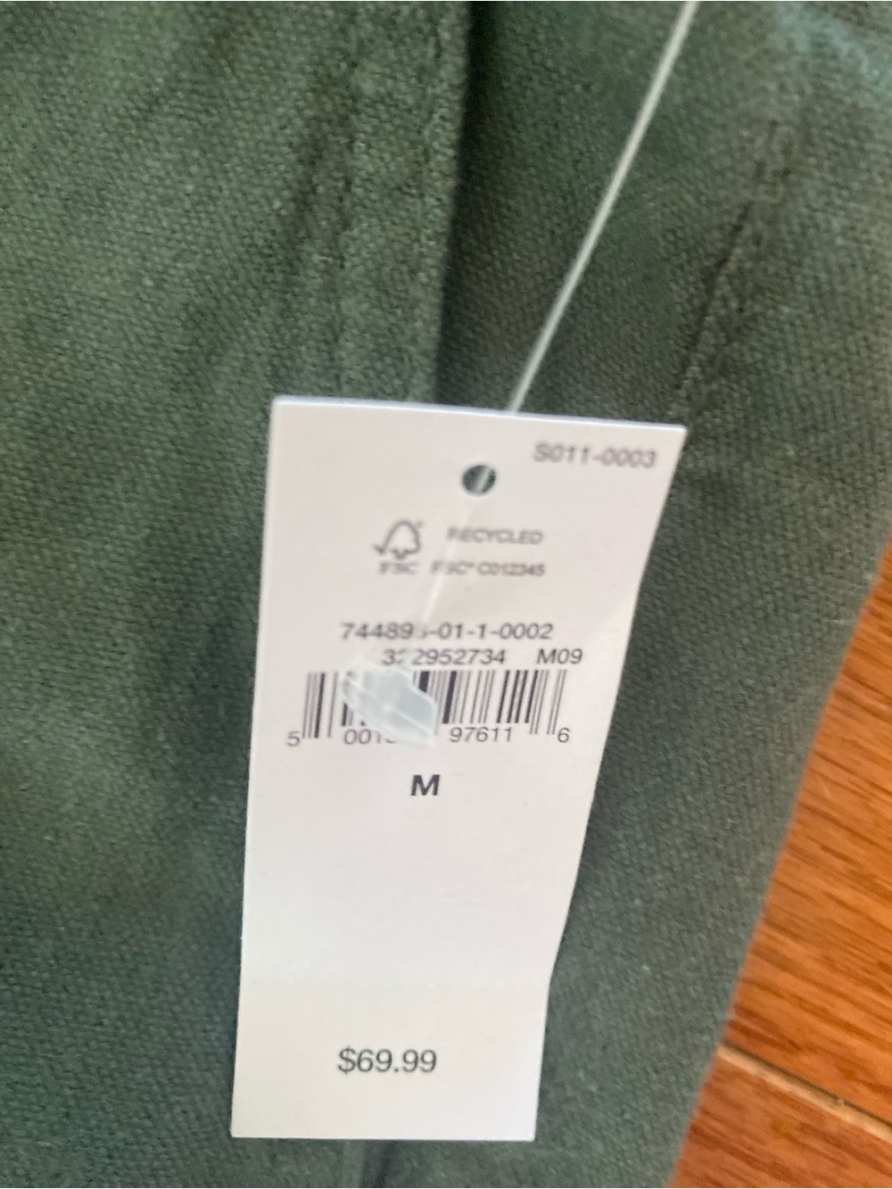 NWT GAP Olive Green Linen Blend Pull On High Rise Wide Leg Pants Med Casual Boho - Picture 9 of 14